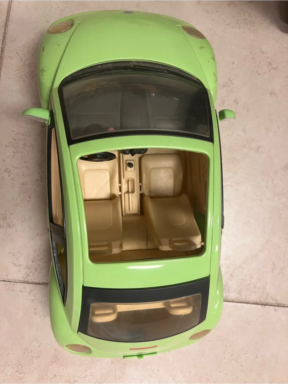 Vintage 2000 Mattel Barbie Volkswagen New Beetle